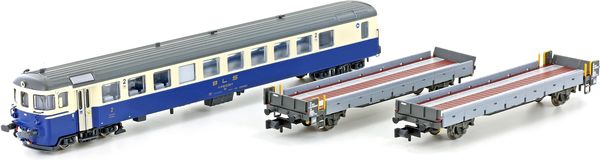 Kato HobbyTrain Lemke LC96009 - 3 pcs. BLS car loading train set